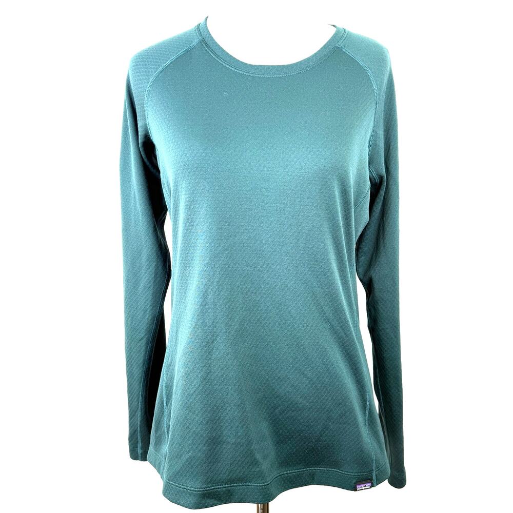 Patagonia Women's Green Capilene Midweight Baselayer Shirt Size Medium